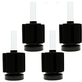 Pack of 4 Aquarium Bio Sponge Filter QuietWADY Betta Fry Shrimp and Small Fish Foam Filter for Fish Tank 5-10 Gallon, Aquarium Nano Quiet for Tiny Fish Tank up to 10 Gallon (4PCS)