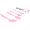 Cooking Spatula Set Silicone Baking Scraper Heat Resistant Egg Beater