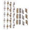 Viking Beard Hair Beads DIY Decorative Hair Braiding Beads for