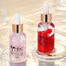 Aceite Para Cutículas De Uñas, 2 Piezas, 30 Ml, Rosa Y Fresa, Juego De Aceite Para Cutículas, Aceite De Crecimiento De Uñas Con Vitamina E, Aceite De Jojoba, Aceite De Cutícul