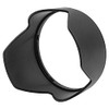 vhbw Plastic Lens Hood 58 mm Black Compatible with Lens