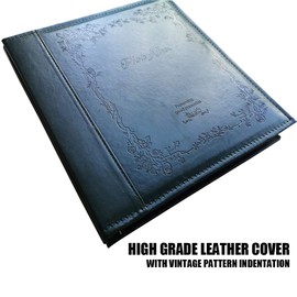 Totocan 4x6 Photo Album 600 Pockets, Extra Large Capacity Picture Album with Vintage Leather Cover, Family, Baby, Wedding Album (Dark Green)