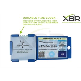 Blue Badge Disabled Holder Guard Parking Time Clock Security Anti Theft Lock Wallet