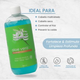 Shampoo Con Aloe Vera Brillo E Hidratación Productos Mart Mexico 500 Ml