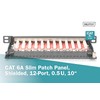 DIGITUS Cat-6A Patch Panel - 12 Ports - RJ45 Sockets