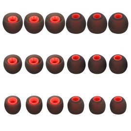 Brandless Silicone Earbud Tips Replacement Earbuds Cap Eartips Tips Eargels 9 Pairs SML