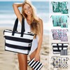 ABAMERICA Beach Bags Waterproof Sandproof Beach Tote Pool Bag with