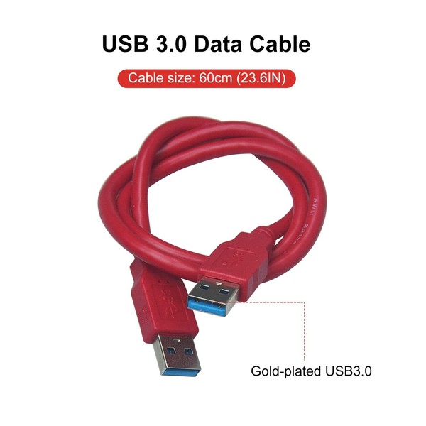 USB 3.0 A Male to A Male Cable Data Transfer