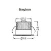 Braytron LED Recessed Spotlight Mini Spot 3 Watt 240 Lumen