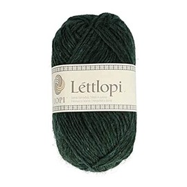 ÁLAFOSS - Icelandic wool yarn 1522-1405 Yarn, Bottle Green Heather, 50 g/1.75 oz. 100 m/109yd, 100 m