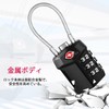 ZHEGE TSA Lock Padlock Small Dial Wire Suitcase Key 3