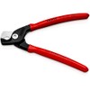 Knipex StepCut Cable Shears burnished, plastic coated 160 mm 95
