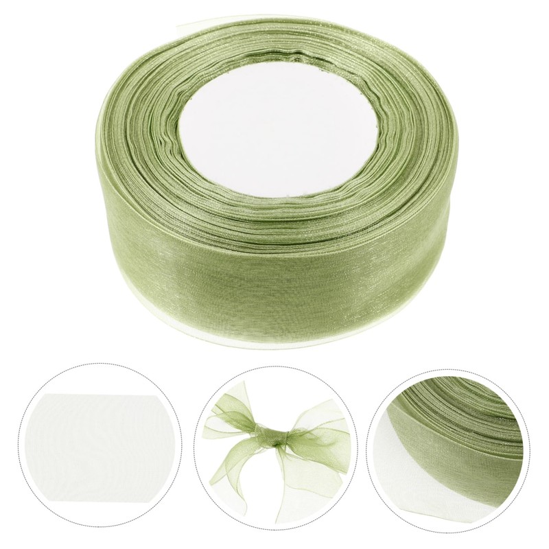 FRCOLOR DIY Craft Ribbon Wide 4cm Velvet Glitter Sequin Sheer