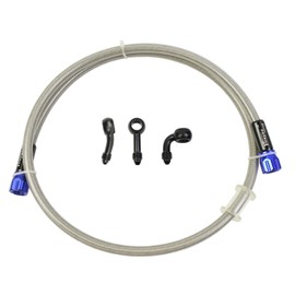 Hydraulic Brake Hoses Pipes for Motorcycle Stainless Steel Braided Brake Hose Lines Motorbike Braided Hose Fittings for ATV Pit Bike Dirt Bike Brake