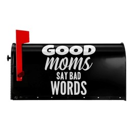 Qauirfe Mother Gifts Good Moms Say Bad Words Transform Mailbox with Durable Stylish Mailbox Cover Outdoor Dector