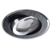 Kanlux Aluminium Recessed Round, Black, 230 V, GU10