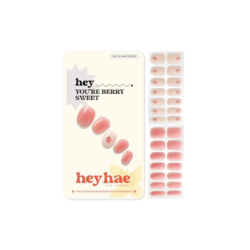 Heyhae Tiras de Gel Semicurado para Uñas - Hey, You're