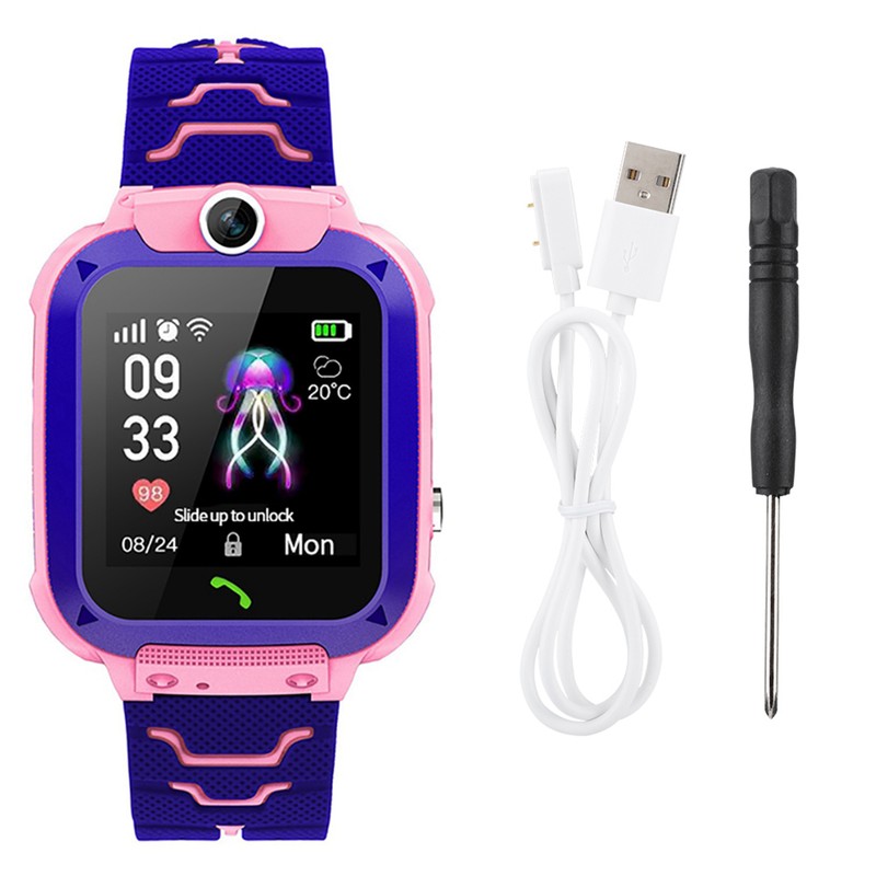 LBS GPS Location Kid Tracking Smartwatch Children Phone Watch Emergent