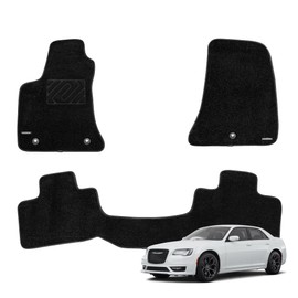 WENNEBIRD Superior Carpet Floor Mats for 2011-2023 Chrysler 300 (Only for RWD), 0.6 Inch Thickness Rugs, Premium All Weather Anti-Slip Waterproof Floor Liners - 3pc