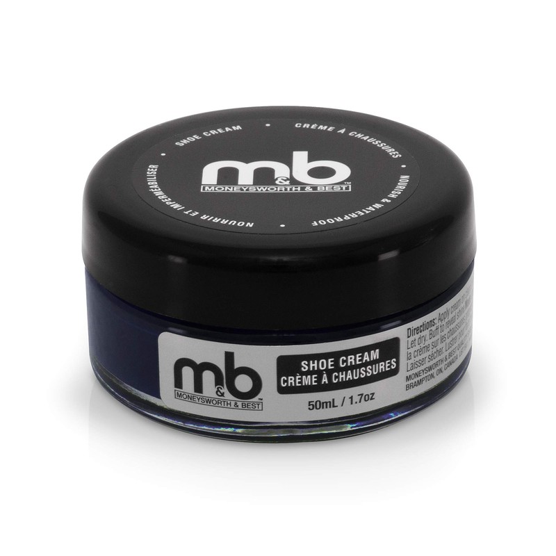 Moneysworth and Best Shoe Cream, 50ml, Navy Blue