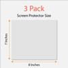 Universal Trimmable Screen Protector for All Buick Navigation (3-Pack), Anti-Glare