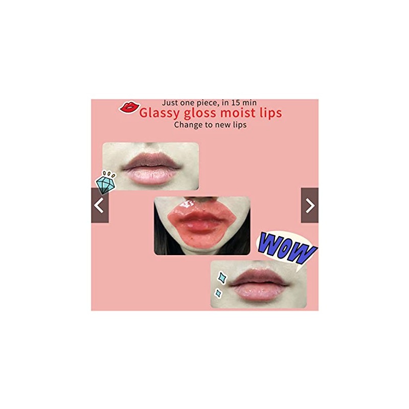 PRETTYSKIN Mascarillas Labiales De Rosa Para El Cuidado De Labios