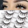 IDDFEVE False Eyelashes 14mm Faux 3D Mink Lashes Natural Look