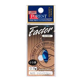 フォレスト(FOREST) ファクター 0.9g №5ナイトメアブルー スプーン ルアー