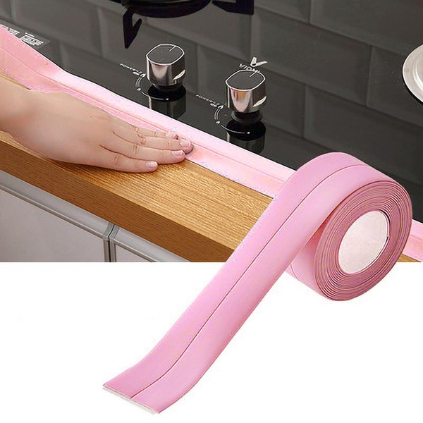 PVC Self Adhesive Caulk Strip for Bathroom Waterproof Sealing and