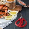 Creole Feast CS6101R 4-Piece Seafood Scissors Set, Multifunctional Stainless Steel