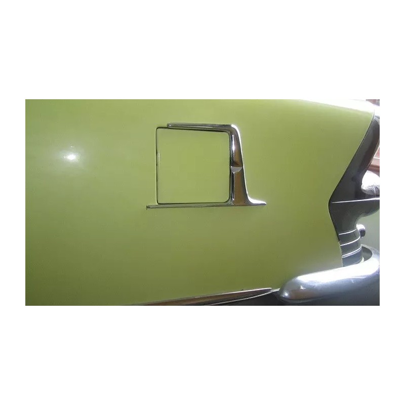 CARS 1954-1956 Buick, Accessory Gas Door Guard. Chrome