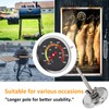 Stainless Steel Barbecue BBQ Smoker Grill Thermometer Temper