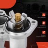A-Premium Engine Coolant Thermostat Housing Assembly Compatible with Ford Fusion