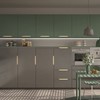 Malimali 5 Pack Modern Kitchen Cabinet Handles, 150mm Aluminum Bathroom