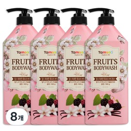 Exploration Moist Fruit Body Wash, 900g, 8 pcs / 탐사 촉촉한 후르츠 바디워시, 900g, 8개