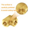 Joywayus Brass Pipe Fitting Barstock Street Tee T 3 way