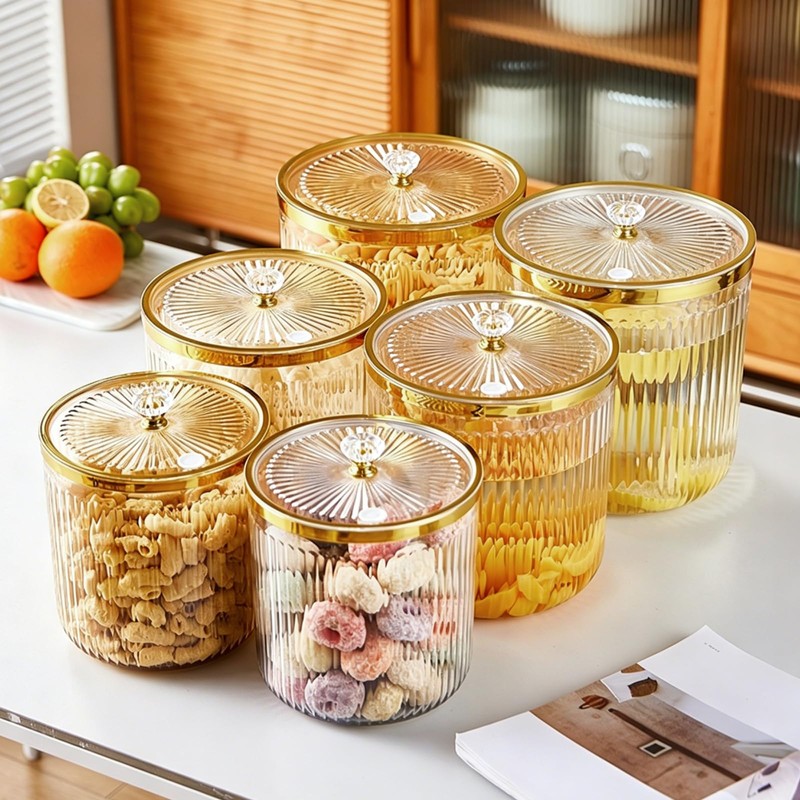SZRUNZHU Rice Storage Container,Pantry Large Food Storage Organization with Lids&Scoop