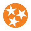 Craftique Tennessee Vols Large 12" Orange Tri-Star Auto Magnet