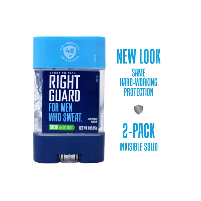 Right Guard Sport Fresh Clear Gel Antiperspirant & Deodorant 2-3