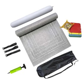 Jigsaw Puzzle Mat Roll Pieces Saver Large Puzzles Board,Large Felt Puzzle Storage Mat for Up to 3000 Pieces,Portable Puzzle Saver with Inflatable Tube & Storage Bag,Flatable Tube Holder Organizer