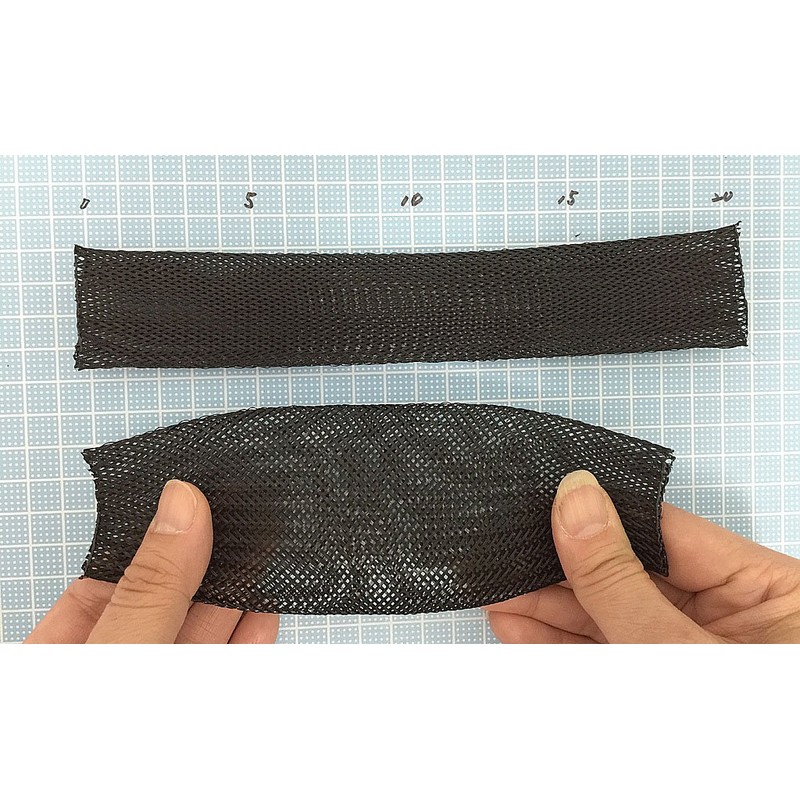 Polyester Braided Sleeve for Cable Covering (Black) Each Size 20M