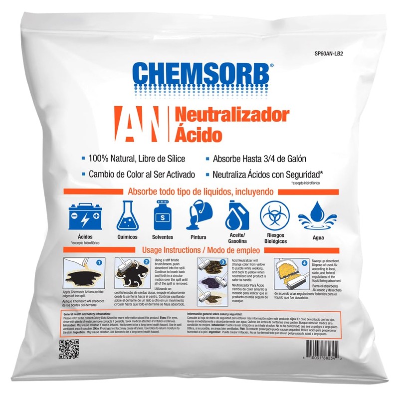 CHEMSORB an - Acid Neutralizing Absorbent, 2 Pound Bag