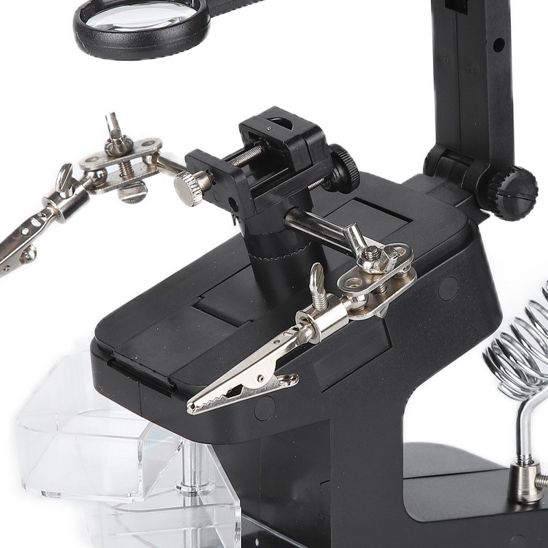 TH‑7026 Desktop Magnifying Glass with 10LED Light Welding Magnifying Glass