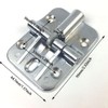 Door Hinge Adjustable Door Hinge Position Control Hinge,Sdjdhej 2Pcs Zinc