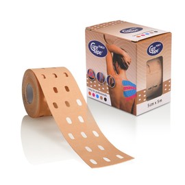 CureTape Punch Kinesiology Tape Sports Tape 5m x 5cm Waterproof Neutral