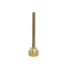 10 Pack 1/4-20 x 2-1/2 Inch Threads Solid Brass Diamond
