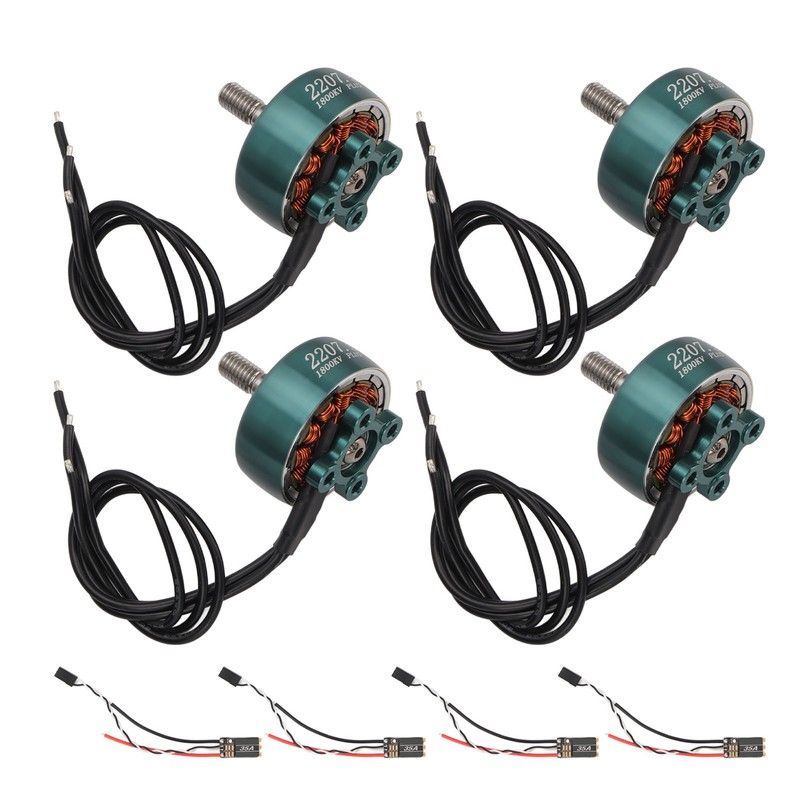 4 Sets Brushless Motor Kit 5mm Shaft Electric Motor with