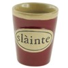 Glen Appin of Scotland Slainte Stoneware Shot Cup - Red