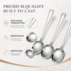 TRACOMPAN 3 Pack Large Serving Spoons, Stainless Steel Serving Spoon