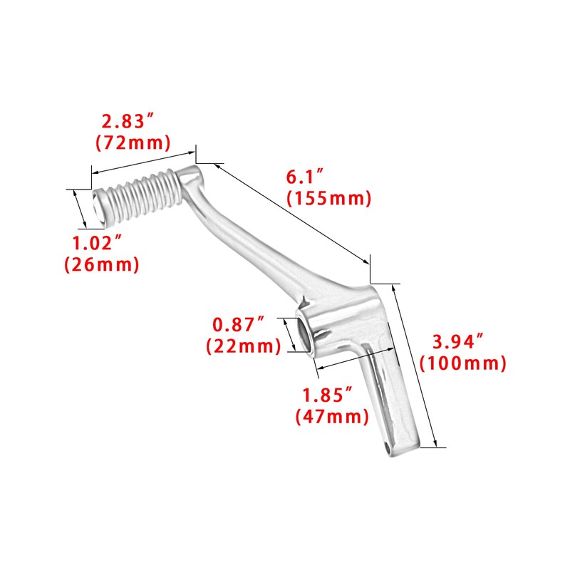 FENGREN Motorcycle Accessories Forward Control Heel Toe Shift Lever Pedal
